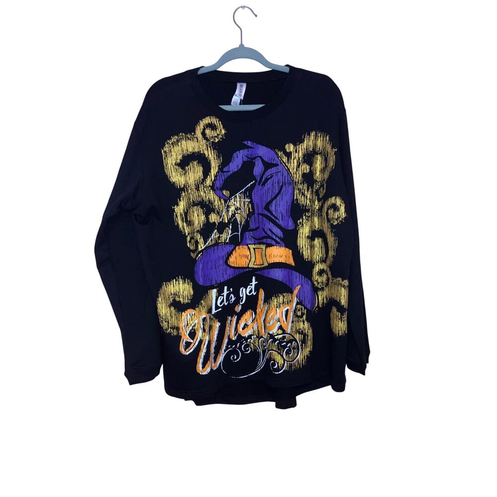🥳 5/$20 NWT Mac & Belle "Lets get wicked" witch crewneck sweatshirt size XL